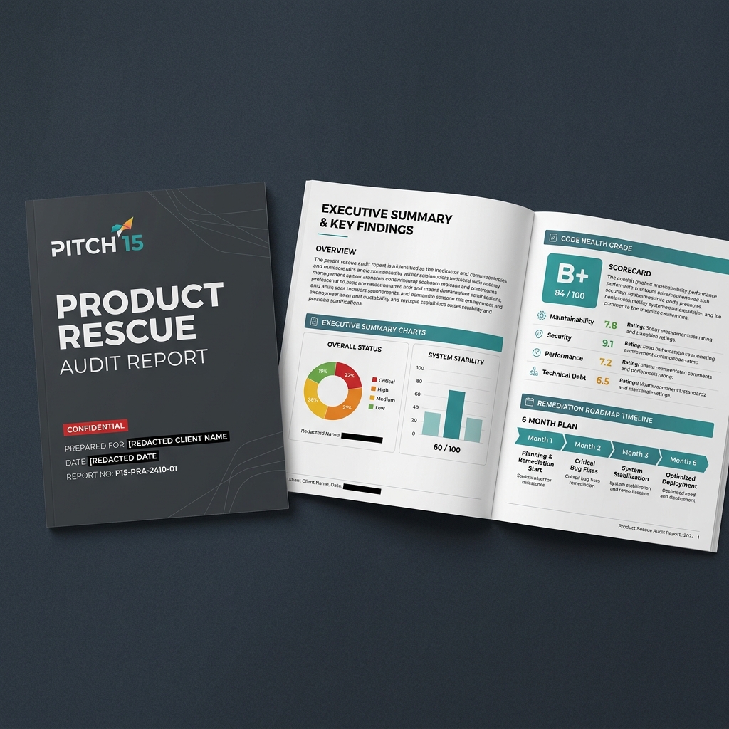 Product Rescue Audit Report Executive Summary & Document Spread